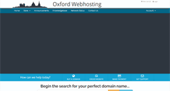 Desktop Screenshot of oxford-webhosting.com